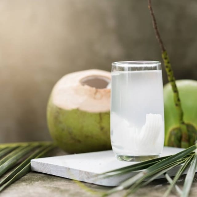 Fresh Coconut Juice.