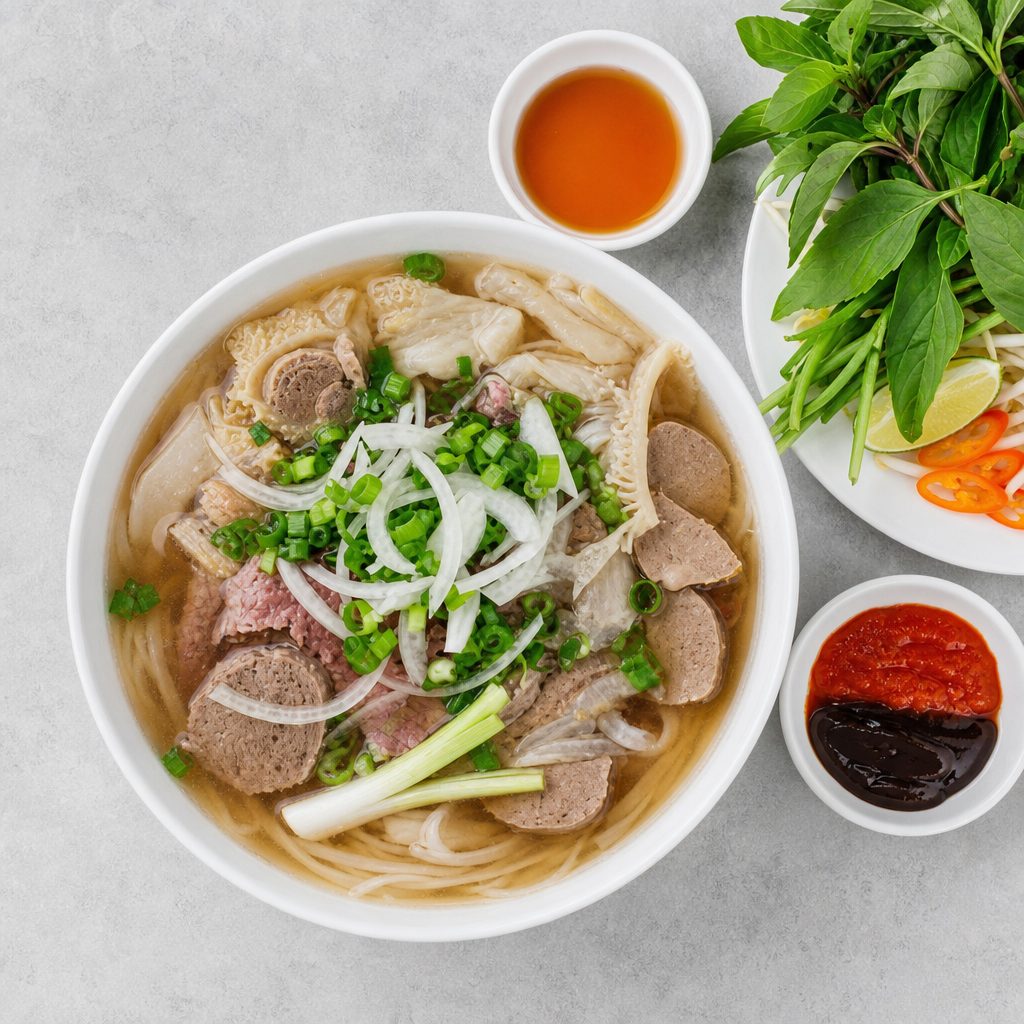 P1. Pho Sapa Beef Combo (All kinds of beef) (DB).