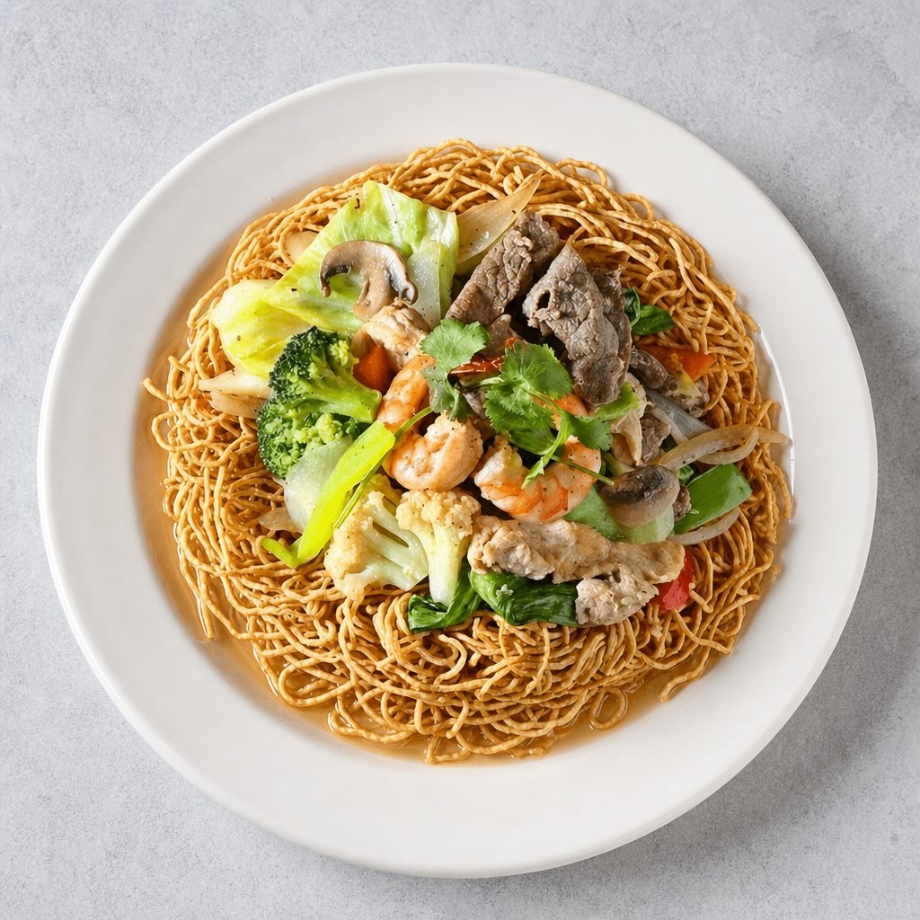 T9. Combo Fried Egg Noodle w/ Veggies (MXD DB).