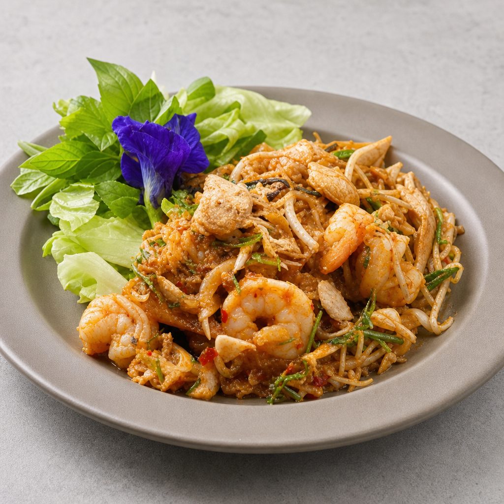 T4. Chicken & Shrimp Pad Thai (Pad DB).