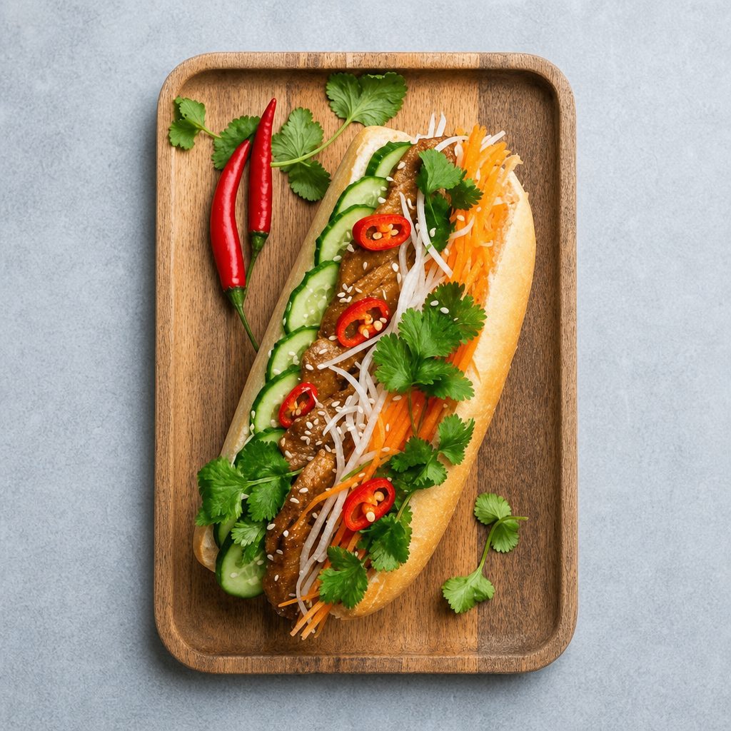 T17. Grilled Chicken Banh Mi (Ga).