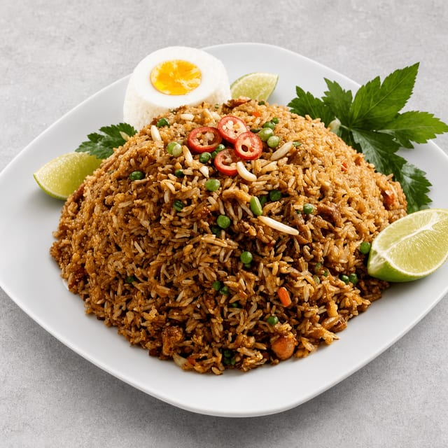 C7. Combo (beef, chicken, pork) Fried Rice (CC DB).