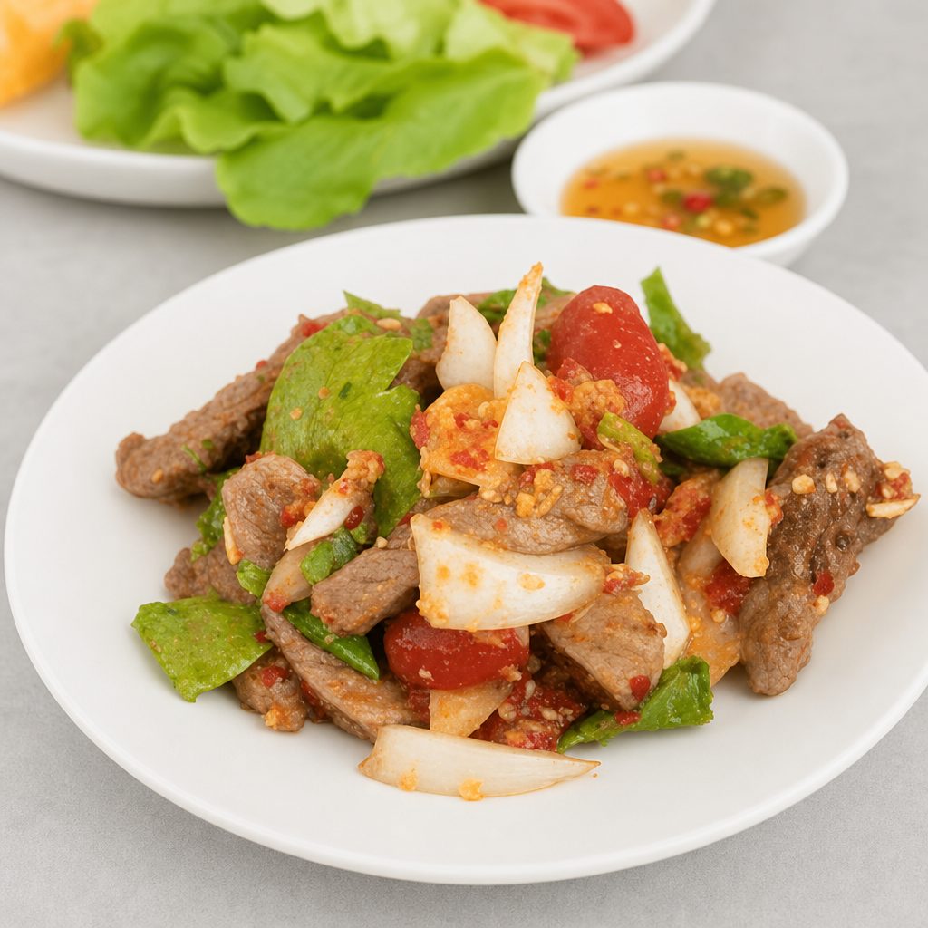 L6. Stir Fry Beef Salad (Salad Bo Xao).
