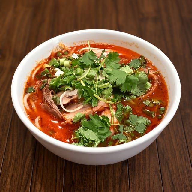 S1. Spicy Beef Noodle Soup (Bun Bo Hue).