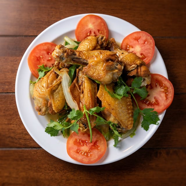 A7. Crispy Chicken Wings (6 per order) (Canh Ga).