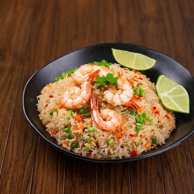 C11. Seafood (Shrimp, Squid, Fishballs) Fried Rice (CC HS).
