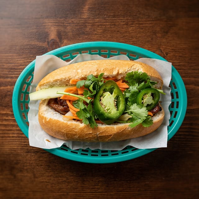 T22. BBQ Pork Banh Mi (Xa Xiu).