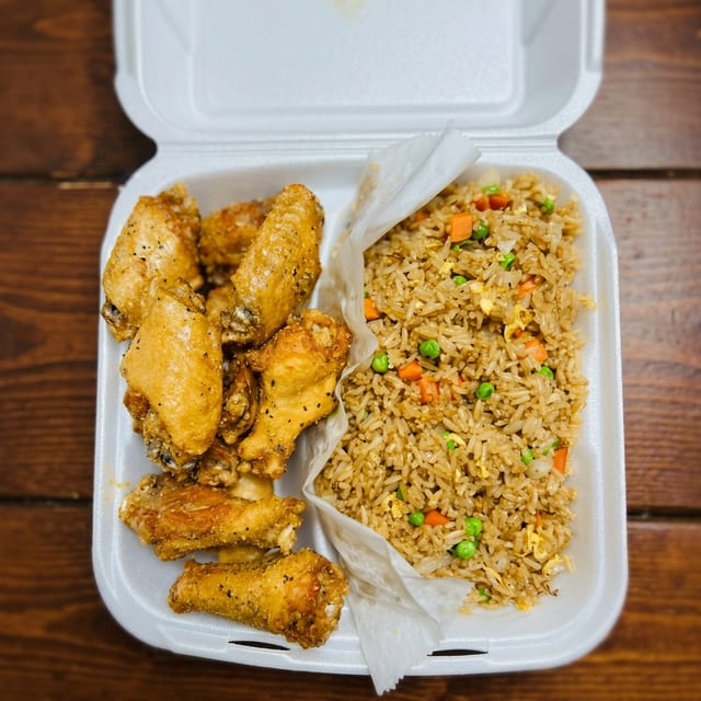 C22. Fried Rice Chicken Wings.